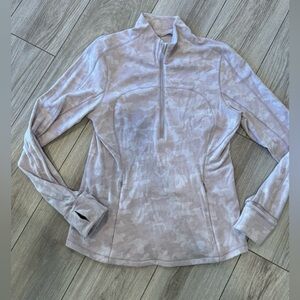 Lululemon Run Briskly Zip Long Sleeve Shirt Size 10